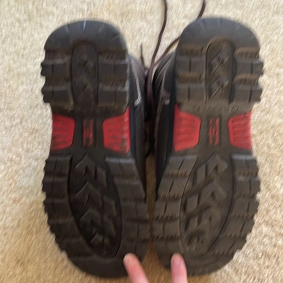 Like New Sketchers 11 Work Boots Brown Steel Toe - Picture 6 of 8